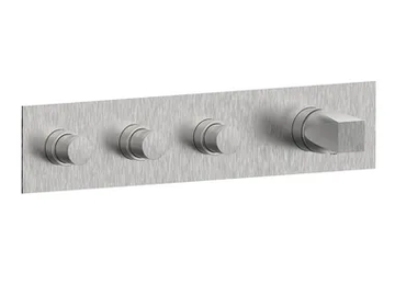 ALINE 49000V3 - Hydroprogressive 4 hole stainless steel shower mixer by Rubinetterie Frattini - view 2